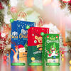 Picture of 24PCS Christmas Gift Bags Bulk Assorted Sizes Reusable Kraft Paper Bags with Handles Party Favor Bags(6 Large, 9 Medium, 9 Small Gift Bags)