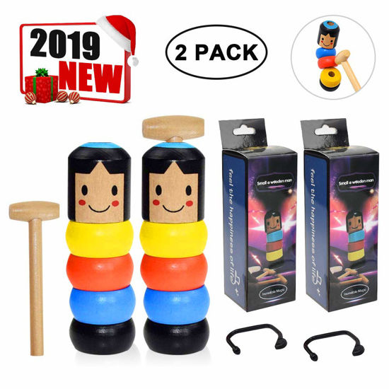 Unbreakable wooden Man Magic Toy Small wooden toy Original Quality Kid Xmas Gift 