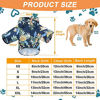 Picture of 4 Pieces Pet Summer T-Shirts Hawaii Style Floral Dog Shirt Hawaiian Printed Pet T-Shirts Breathable Pet Cool Clothes Beach Seaside Puppy Shirt Sweatshirt for Dogs Pet Puppy (Large)