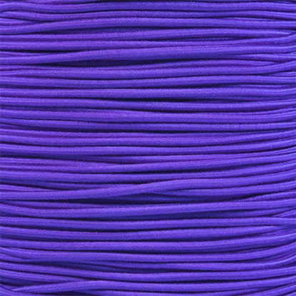 Picture of PARACORD PLANET Bungee Nylon Shock Cord 2.5mm 1/32", 1/16", 3/16", 5/16", 1/8, 3/8", 5/8", 1/4", 1/2 inch Crafting Stretch String 10 25 50 & 100 Foot Lengths Made in USA