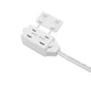 Picture of Cable Matters 2-Pack 16 AWG 2 Prong Extension Cord 10 ft, UL Listed (3 Outlet Extension Cord) with Tamper Guard White