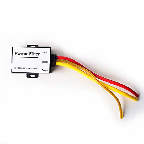GetUSCart Car Power Filter EMI Noise Ground Loop Isolator Suppressor