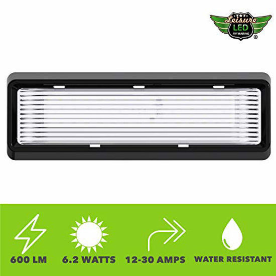 GetUSCart Leisure LED RV Exterior Porch Utility Light XL 12v 650 Lumen