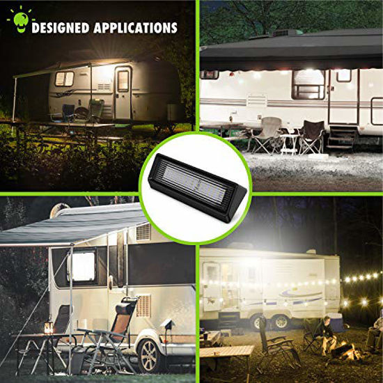 GetUSCart Leisure LED RV Exterior Porch Utility Light XL 12v 650 Lumen Lighting Fixture