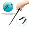Picture of Liveek Aquarium Aquascape Tools Kit, 4 in 1 Anti-Rust Aquatic Plant Aquascaping Tool Stainless Steel Black Tweezers Scissors Spatula for Aquarium Tank Clean Fish Tank Aquascape Tools Sets (Black)