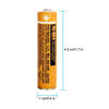 Picture of NI-MH AAA Rechargeable Battery 1.2V 550mah 6-Pack AAA Batteries for Panasonic Cordless Phones, Remote Controls, Electronics