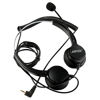 Picture of AGPtEK 2.5mm Dual Ear Call Center Telephone Headphone, 6FT Noise Cancelling Binaural Headset, with Boom-Style Mic for Most Cordless Phones