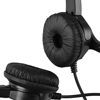 Picture of AGPtEK 2.5mm Dual Ear Call Center Telephone Headphone, 6FT Noise Cancelling Binaural Headset, with Boom-Style Mic for Most Cordless Phones