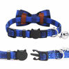 Picture of SLSON 4 Pack Cat Collars Breakaway with Bell Cat Collars with Cute Bowtie for Pet Kitten Cats and Small Dogs Pets Adjustable from 8-11In (Plaid)