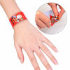 Picture of Ruisita 60 Pieces Christmas Slap Bracelets Slap Bands Bracelets Toys Santa Claus Slap Wristband for Christmas Party Favors