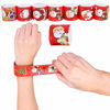 Picture of Ruisita 60 Pieces Christmas Slap Bracelets Slap Bands Bracelets Toys Santa Claus Slap Wristband for Christmas Party Favors