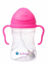 Picture of b.box Sippy Cup with Innovative Weighted Straw, Pink Pomegranate (Matte Lid)