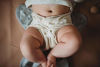 Picture of Buttons Unbleached Organic Cotton Birdseye Flat Diapers - 6 Pack