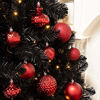 Picture of KI Store Christmas Balls Red Shatterproof Christmas Tree Ball Ornaments Decorations for Xmas Trees Wedding Party Home Decor 2.36-Inch Hooks Included