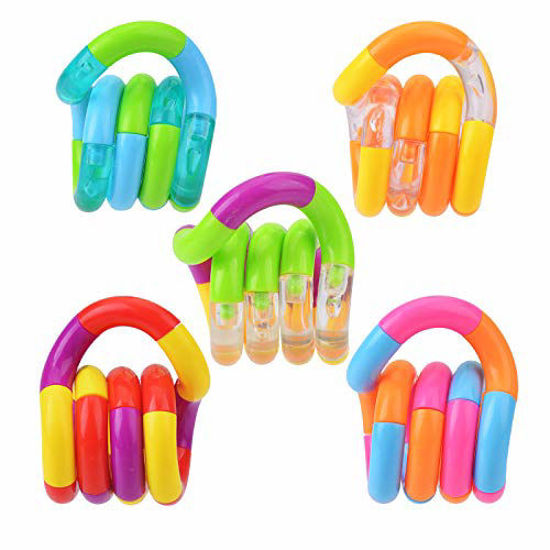 GetUSCart- HALUWY 5Pcs Tangles Fidget Toys for Kids and Adults, Easy to  Splice Brain Tools Imagine, Stress Relief Feeling Winding Toy, Fidget to  Focus.