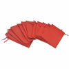Picture of Bezall 20pcs Burlap Gift Bags 5x7", Red Linen Drawstring Bags Christmas Wedding Party Favor Bags Jewelry Candy Pouches