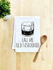Picture of Funny Dish Towel, Call Me Old Fashioned, Flour Sack Kitchen Towel, Sweet Housewarming Gift, Farmhouse Kitchen Decor, White