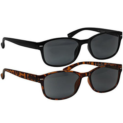 Picture of Reading Sunglasses - HP9505 - 2 PACK - 1 Sun Black - 1 Sun Tortoise -2.50