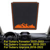 Picture of MOCHENT Dashboard Mats for Subaru Forester 2019-2022 Accessories Subaru Crosstrek 2018-2021, Impreza 2018-2022, Interior Non-Slip Dash Mat Pad Liner (Orange Trim)