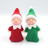 Picture of WULEEUPER Sleeping Elf Doll with Pacifier | Christmas Miniature Elf Doll Toys | New Year Holiday Decoration Party Gift (Red)