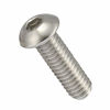 Picture of 5/16-18 x 3/4" Button Head Socket Cap Bolts Screws, Stainless Steel 18-8 (304), Bright Finish, Allen Hex Drive, 40 PCS