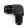 Picture of Aluminum 90 Degree Elbow -10 AN AN10 Male To 1/2" NPT Male Fitting Adaptor Connector, Black