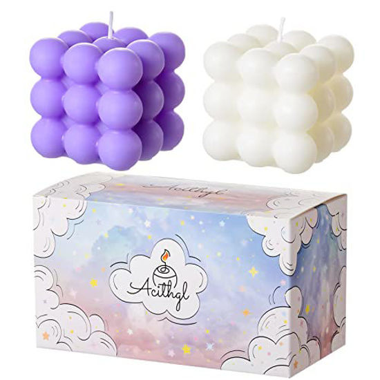 Bubble Candle - Cube Soy Wax Candles