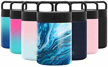 GetUSCart- Simple Modern Insulated Water Bottle with Straw Lid 1 Liter  Reusable Wide Mouth Stainless Steel Flask Thermos, 32oz (945ml), Riptide