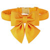 Picture of Maca Bates Dog Collar-12 Solid Colors,Sailor Bow Tie Adjustable Collar with Golden Metal Buckle