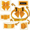 Picture of Maca Bates Dog Collar-12 Solid Colors,Sailor Bow Tie Adjustable Collar with Golden Metal Buckle
