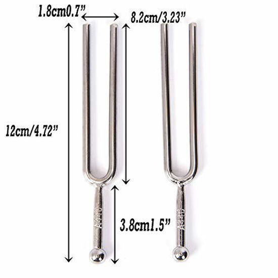 GetUSCart 2 Pack Tuning Fork Buytra Standard A 440Hz Tuning Fork