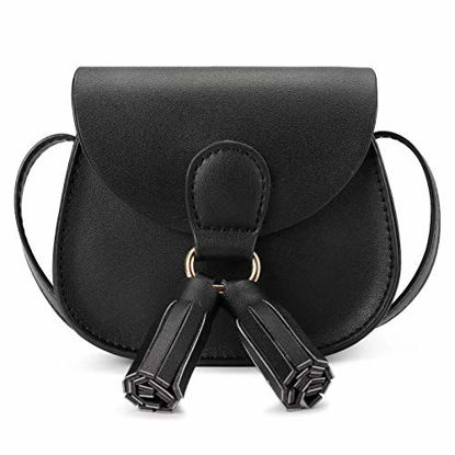 Picture of Mibasies Kids Purse for Little Girls Toddler Crossbody Bag with Tassel