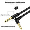 Picture of 1/4 Inch TRS Instrument Cable 10Ft 2pack,BELIPRO 6.35mm TRS to 6.35mm TRS Stereo Audio Cable Male to Male Right-Angle-to-Straight for Guitar, Bass, Keyboard,Mixer,Amplifier,Speaker,Equalizer.