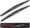 Picture of OTUAYAUTO Rear Windshield Wiper Blades - 2 Pieces of 16" Car Back Window Wiper - Replacement for Honda Odyssey 2005-2018, Subaru Impreza 2004-2014, Subaru Forester 2004-2005