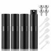 Picture of Lil Ray 8ml Portable Mini Perfume Atomizer(4 PCS)Refilable Empty Small Spray Bottle for Travel, Twist Tpye Pocket Cologne Sprayer (Matte Black)
