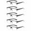 Picture of Reading Glasses 5 Pairs Quality Readers Spring Hinge Glasses for Reading for Men and Women (5pcs - Black/Clear, 1.25)