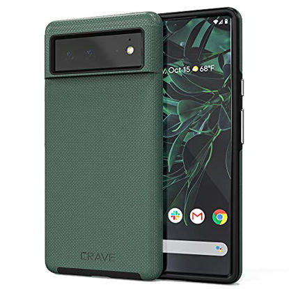 Picture of Crave Dual Guard for Google Pixel 6, Shockproof Protection Dual Layer Case for Google Pixel 6 - Shaded Spruce