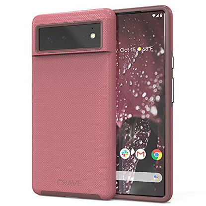 Picture of Crave Dual Guard for Google Pixel 6, Shockproof Protection Dual Layer Case for Google Pixel 6 - Berry