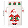 Picture of 10 Pieces Christmas Drawstring Gift Bags Reusable Burlap Bags Sweet Candy Bag Pouch with Santa Snowman Design for Christmas Holiday Home Party Supplies