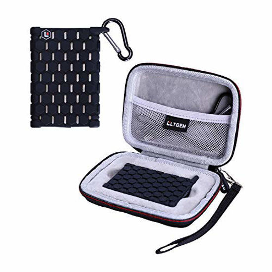 GetUSCart LTGEM Hard Carrying Case with Silicone Cover for Samsung T7 Portable SSD 1TB 2TB 500GB USB 3.2 External Solid State Drive