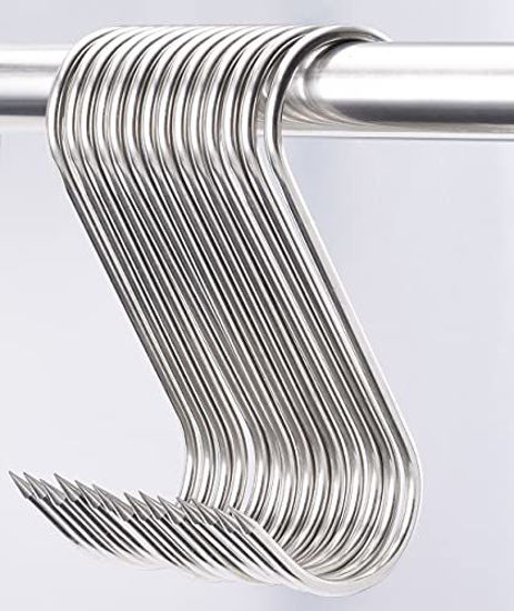 Meat Hooks S-Hooks Stainless Steel Poultry Butcher Hanging Drying BBQ Grill Tool 