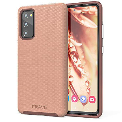 Picture of Crave Dual Guard for Samsung Galaxy S20 FE Case, Shockproof Protection Dual Layer Case for Samsung Galaxy S20 FE, S20 FE 5G - Blush
