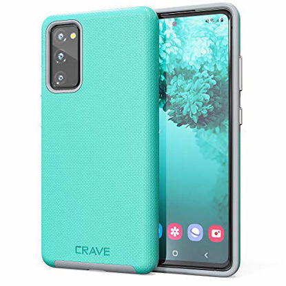 Picture of Crave Dual Guard for Samsung Galaxy S20 FE Case, Shockproof Protection Dual Layer Case for Samsung Galaxy S20 FE, S20 FE 5G - Mint