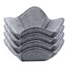 Picture of Microwave Bowl Holders for Hot Food Set of 4 Bowl Huggers for Hot Food Bowl Cozy for Soup Bowl Hot Pads (Grey)