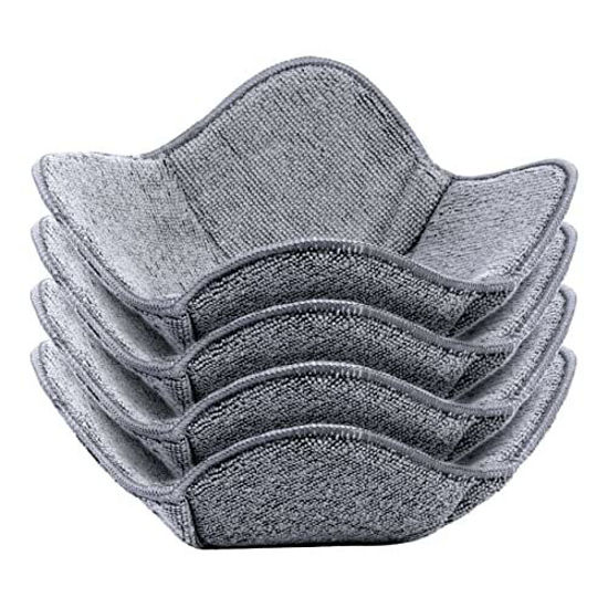 Picture of Microwave Bowl Holders for Hot Food Set of 4 Bowl Huggers for Hot Food Bowl Cozy for Soup Bowl Hot Pads (Grey)