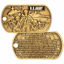 Picture of U.S. Army Soldiers Creed Dog Tag with Chain