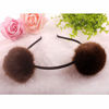 Picture of Headband Bear Ears Hairband Halloween Christmas Party Birthday Headwear Cosplay Costume for Girls Adults (C set)