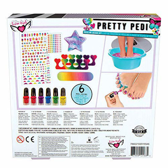 Nail Art kit for Girls Birthday Gift for Girls Little Girls, Kids, Role  Play kitty Party (Random Cute Nail Designs)- Multicolor