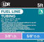 Picture of LDR Industries 516F385 5' Bag Fuel Line, 3/8"