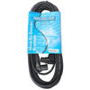 Picture of MCSPROAUDIO Male to Female XLR Cable with black connectors 25 FT Foot Feet Right-M to Right-F